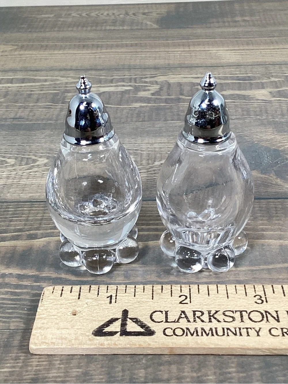 Vintage Imperial Glass Candlewick Salt & Pepper Shakers